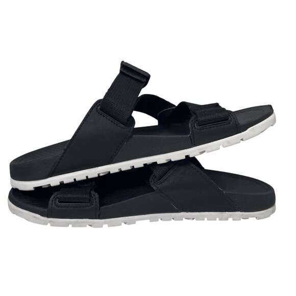 Chaco Lowdown Slide Sandals Womens 7 Black Flip Flops Slip-On Shoes Beach Artsy - Picture 5 of 9